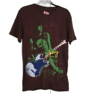 Johnny Ramone * THE RAMONES * Embroidered Graphic T-Shirt NWT